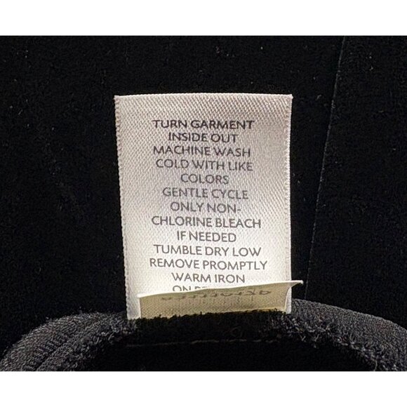 J. Jill Women’s Black Velvet Blouse LP Petite – Quiet Luxury Minimalist Holiday - Picture 4 of 9